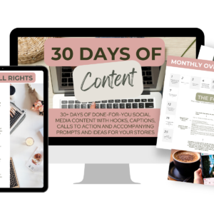 30 Days of Content